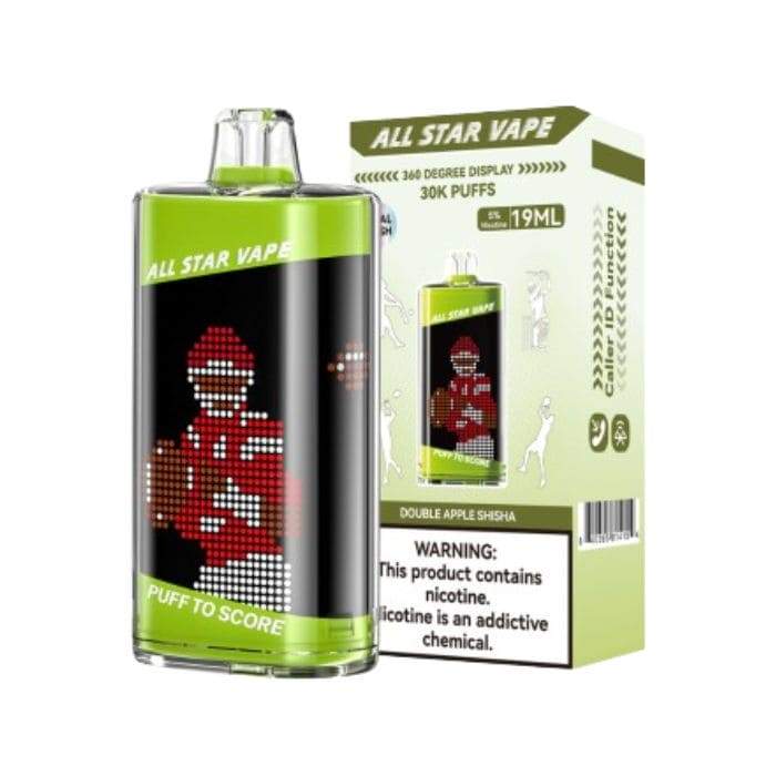 ALL STAR VAPE 30K PUFFS CALLER ID FUNCTION 360 DISPLAY SCREEN 5% DISPO Rising Wholesale Inc. ALL STAR VAPE 30K PUFFS CALLER ID FUNCTION 360 DISPLAY SCREEN 5% DISPO Rising Wholesale Inc.