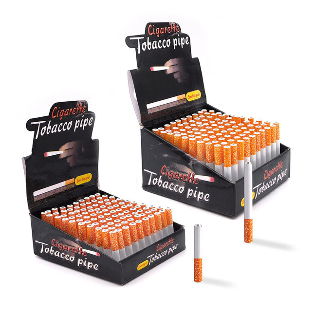 ALUMINUM CIGARETTE ONE HITTER 56MM 100CT Default Title CIG-56NT