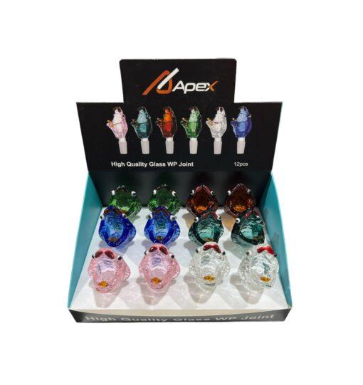 APEX GLASS BOWL 12CT DISPLAY (BD916)