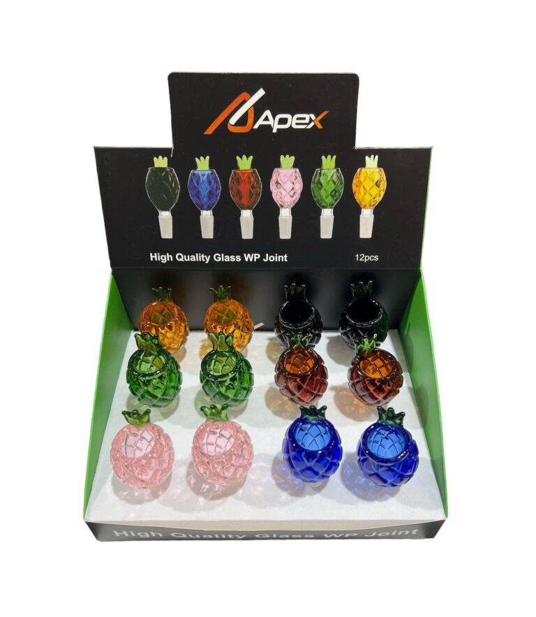 APEX GLASS BOWL 12CT DISPLAY (BD918)