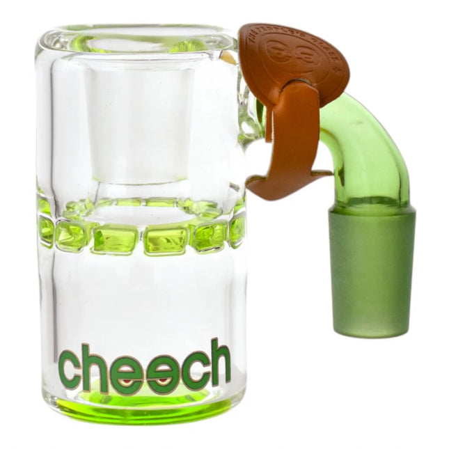 CHEECH 19MM 90 DEGREE DRY ASH CATCHER ASSORTED COLOR (CH-ASH-009 19-90)