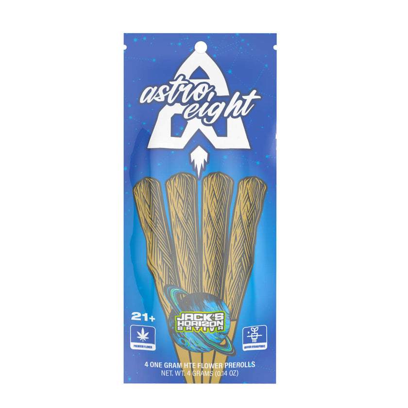 ASTRO EIGHT 4CT HTE (HIGH TERPENE EXTRACT)  PRE-ROLLS 1G EACH