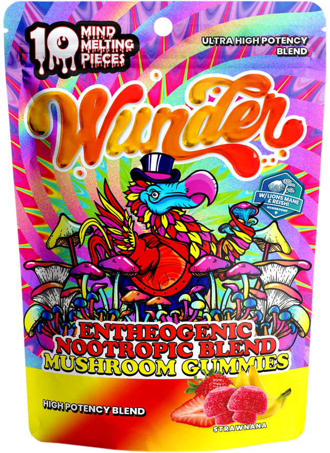 WUNDER MUSHROOM GUMMIES 10PC POUCH