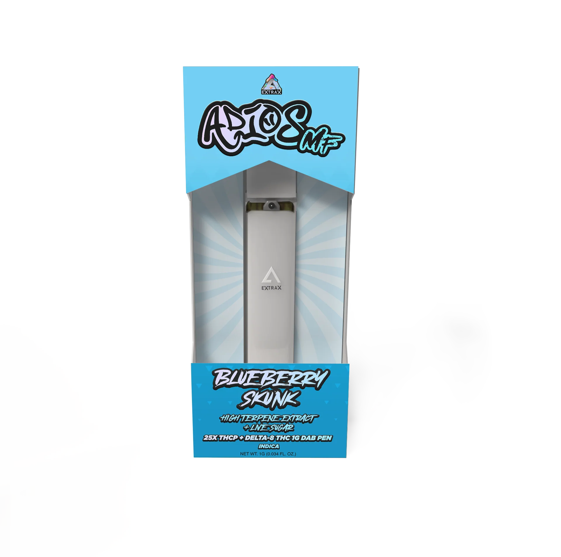 EXTRAX ADIOS MF BLEND THCP + D8 1 GRAM DAB PEN