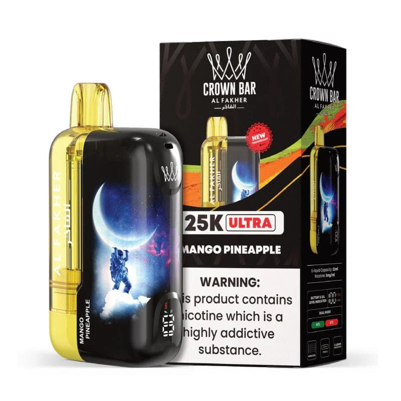 AL FAKHER CROWN BAR 25K DISPOSABLE (5CT DISPLAY)