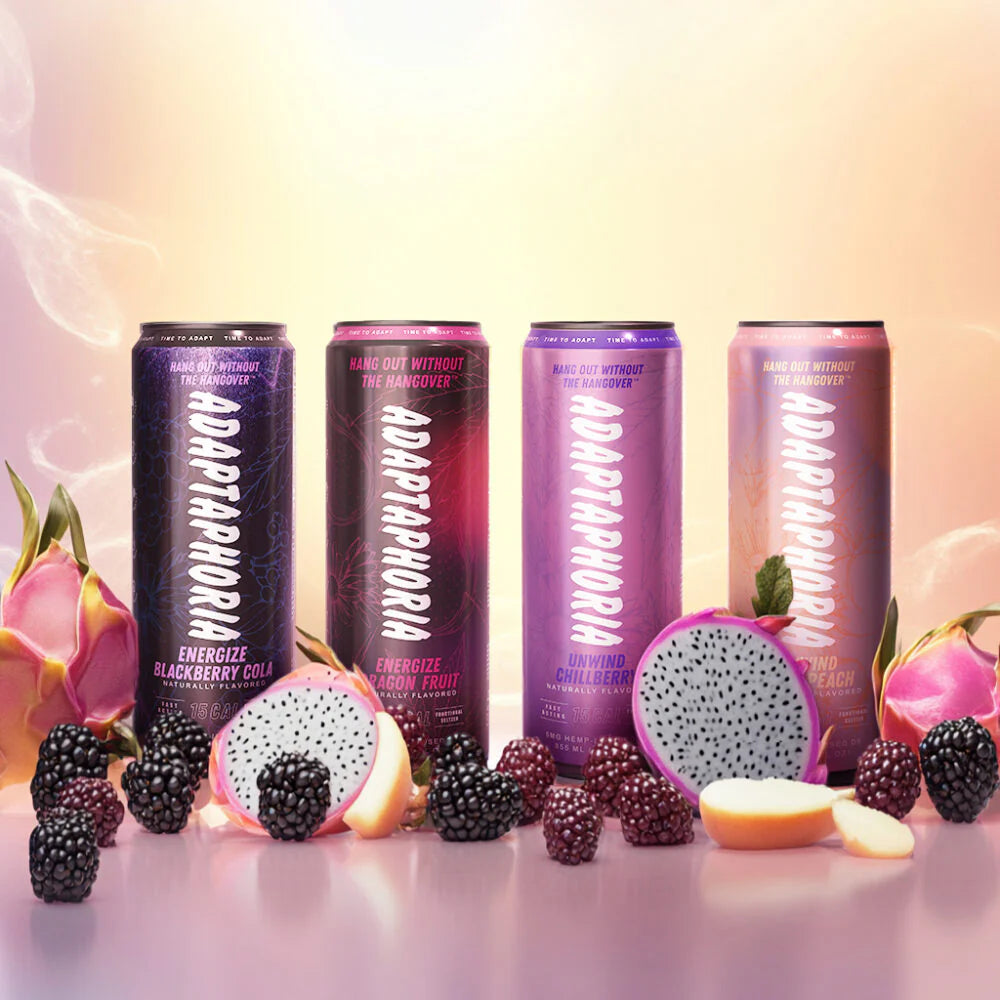 ADAPTAPHORIA 10MG HEMP-INFUSED D9 DRINK (4PK)