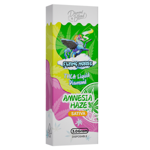 FLYING HORSE DIAMOND BLEND THCA LIQUID DIAMOND 3 GRAM DISPOSABLE