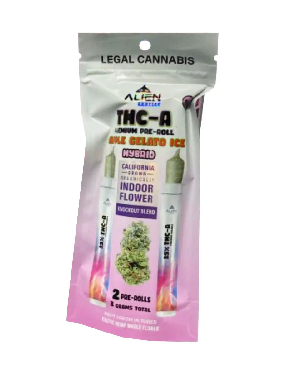 ALIEN EXOTICS THCA PRE-ROLL KNOCKOUT BLEND (2X1.5G EACH)