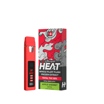 STRAIGHT HEAT WHOLE PLANT FLASH FROZEN EXTRACT 1 GRAM LIVE ROSIN THCA DISPOSABLE