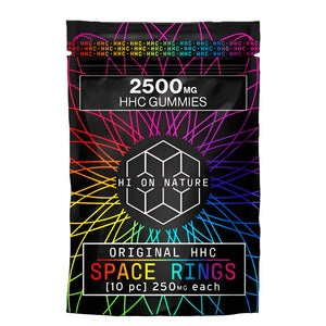 HI ON NATURE MILE HI SPACE RINGS 250MG/GUMMY 2500MG/BAG | ORIGINAL MIXED