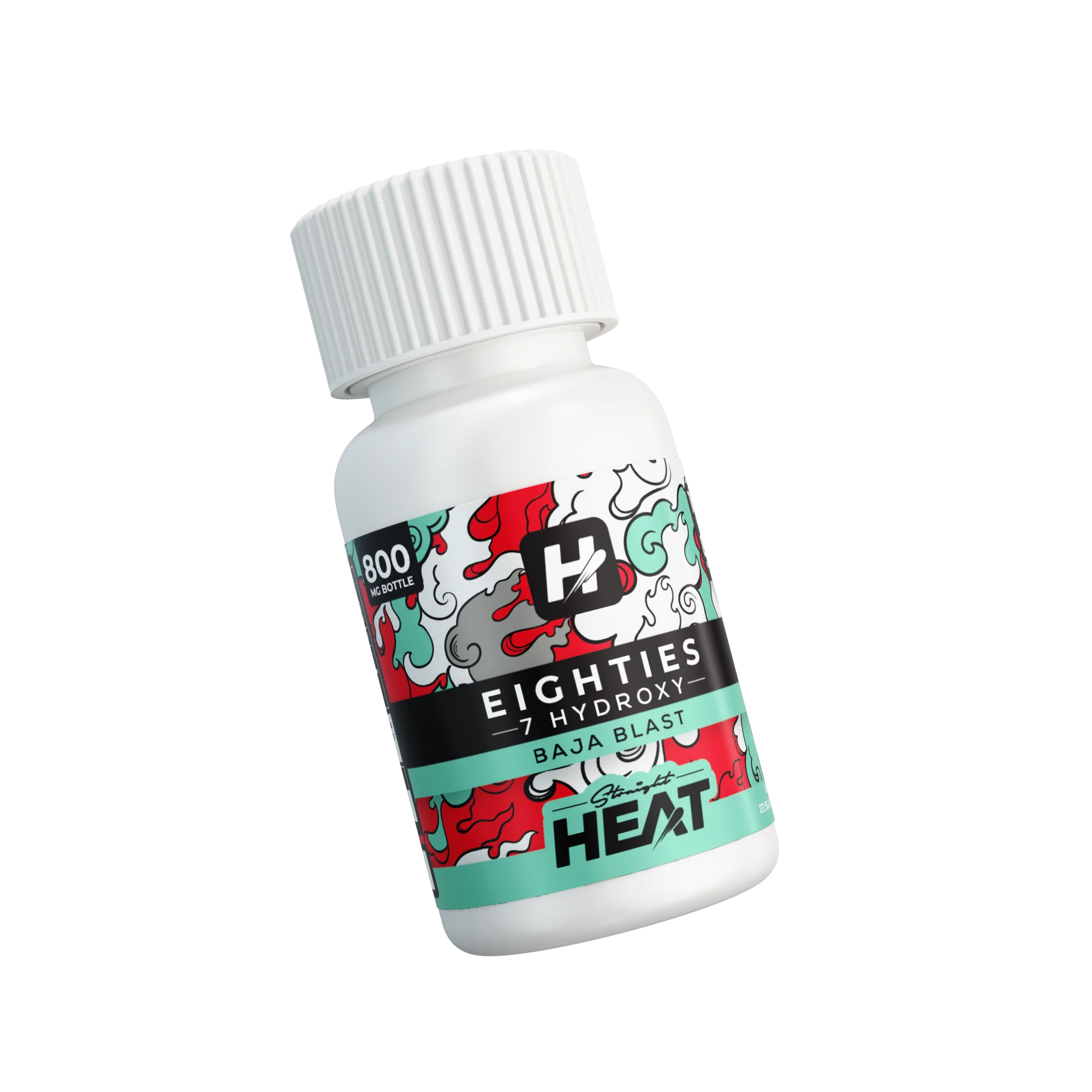 STRAIGHT HEAT EIGHTIES 7-HYDROXY 80MG TABLET (10CT BOTTOLE)