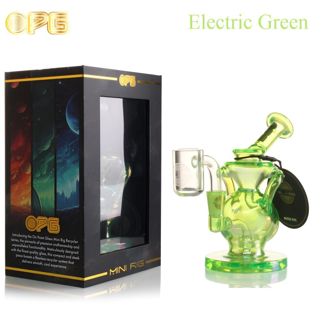 OPG - MINI RIG SERIES 5" CIRCULAR-FLASK RECYCLER W/ BANGER