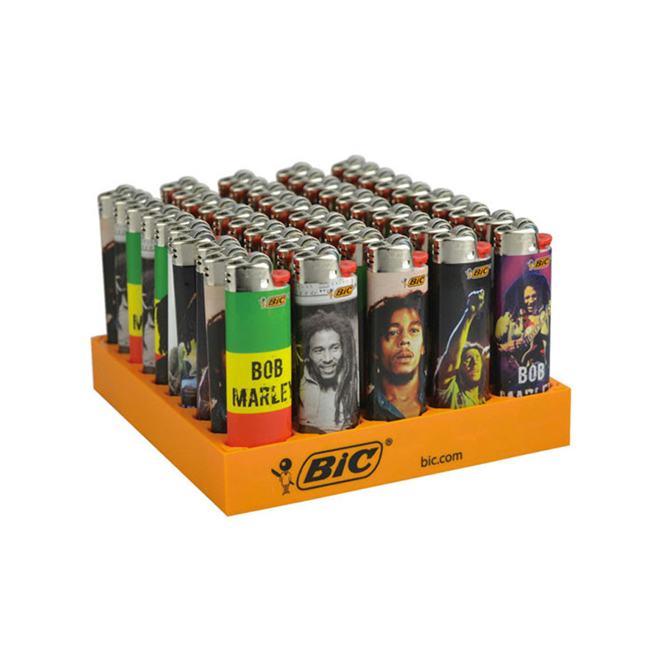 BIC LIGHTERS 50CT DISPLAY | BOB MARLEY DESIGN