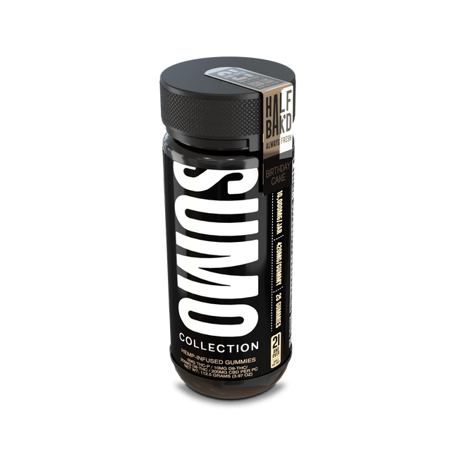 HALF BAK'D SUMO THC-A + THC-P GUMMIES 10000MG/JAR 420MG/GUMMY