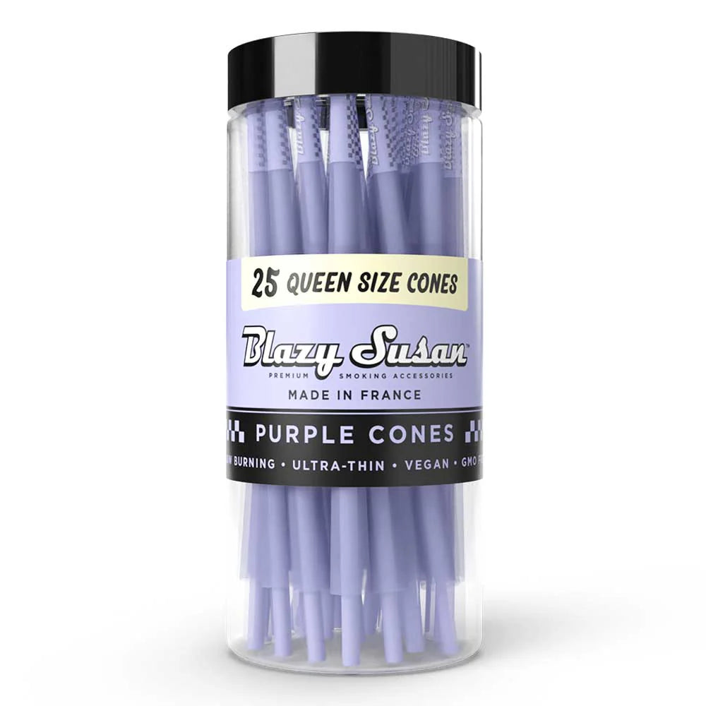 BLAZY SUSAN 25CT QUEEN SIZE CONES | PURPLE
