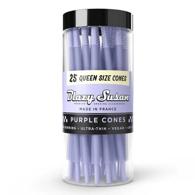 BLAZY SUSAN 25CT QUEEN SIZE CONES | PURPLE