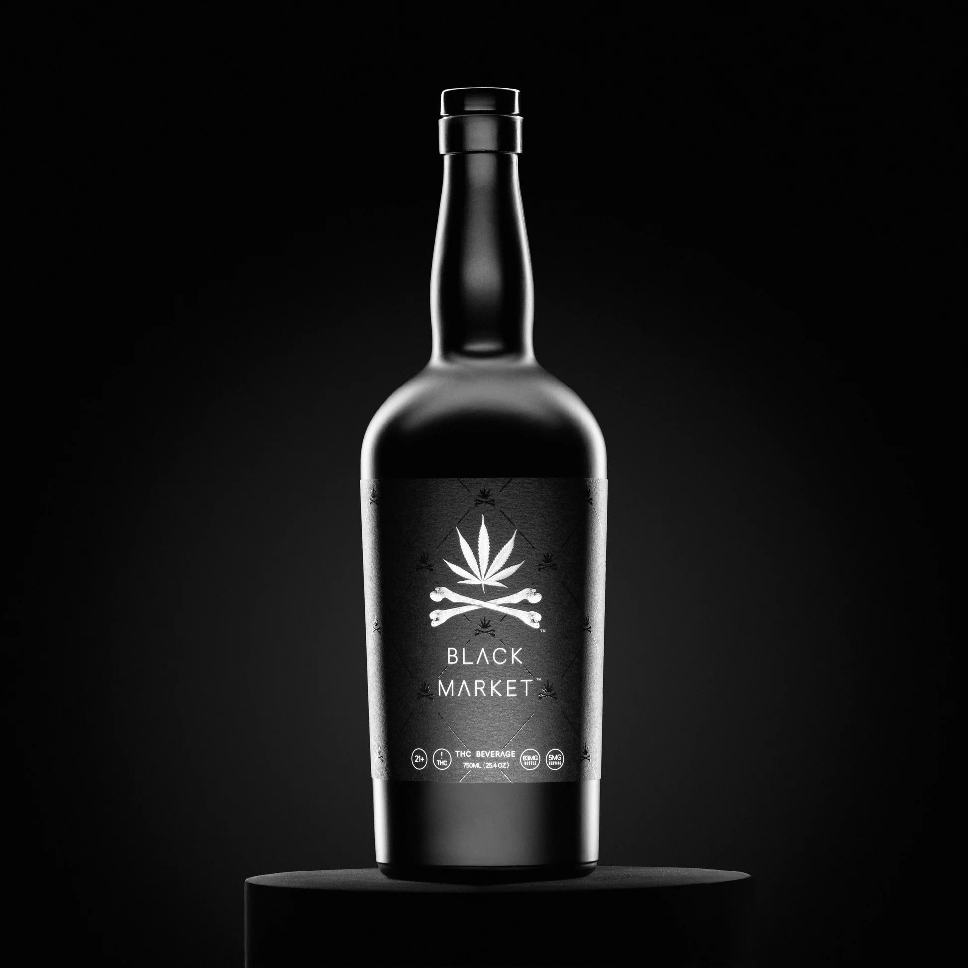 BLACK MARKET 750ML D9-THC BOTTLE