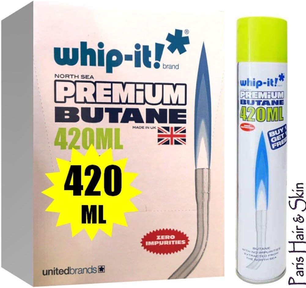 WHIP IT PREMIUM BUTANE 420 ML X 12 CT/BOX (BUY 1 GET 1 FREE)