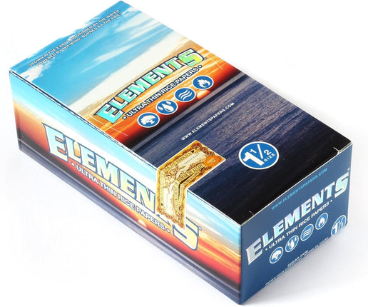 ELEMENTS ULTRA THIN RICE  1 1/2 ROLLING PAPER (25CT/BOX) Default Title 716165177807