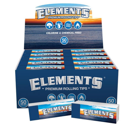 ELEMENTS PREMIUM ROLLING TIPS 50CT/BOX Default Title 716165178866