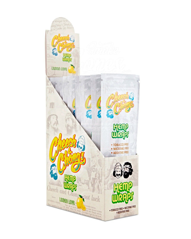 CHEECH AND CHONG HEMP WRAPS 2PK 25CT/BOX LEMON LOVE 850040147070