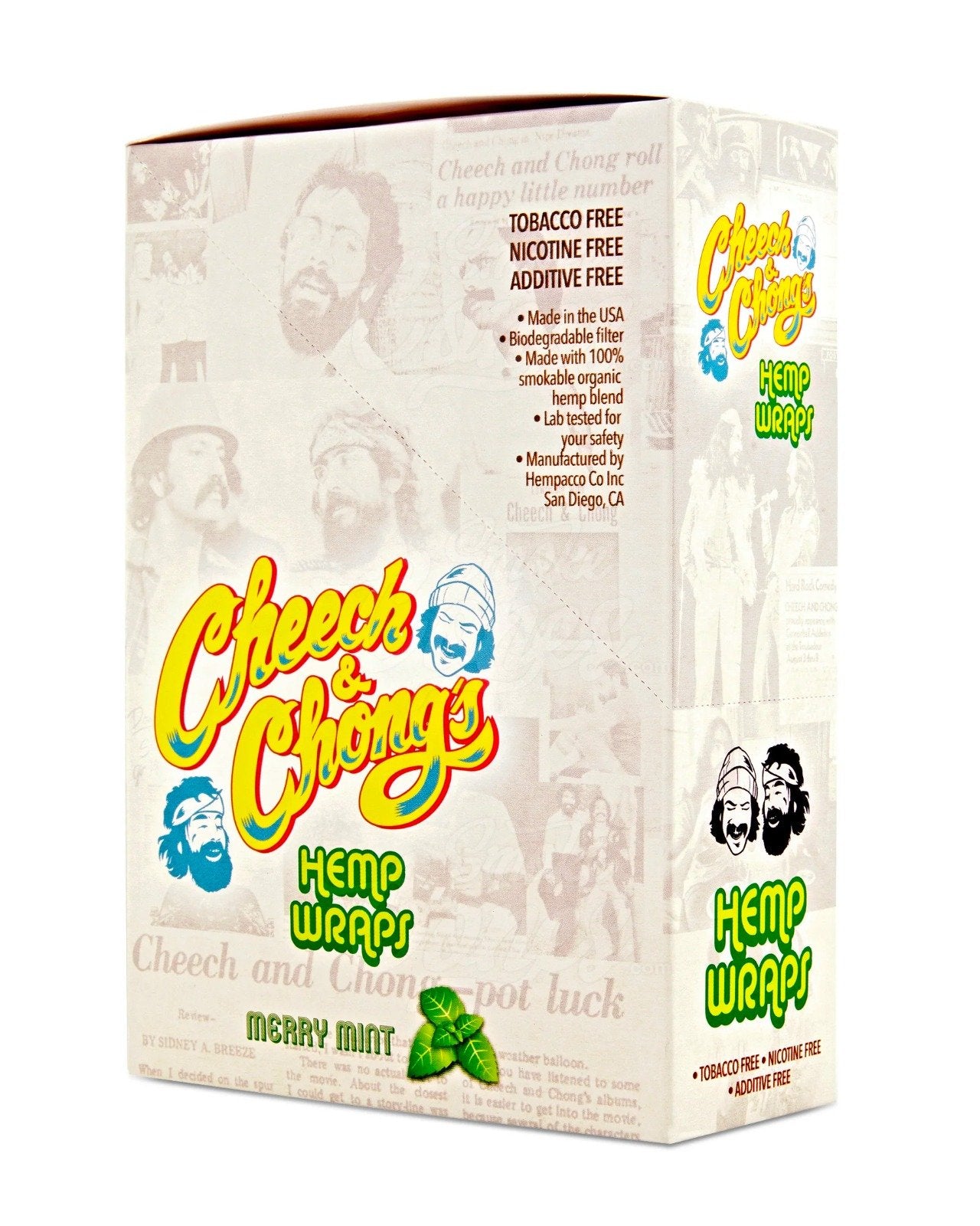 CHEECH AND CHONG HEMP WRAPS 2PK 25CT/BOX