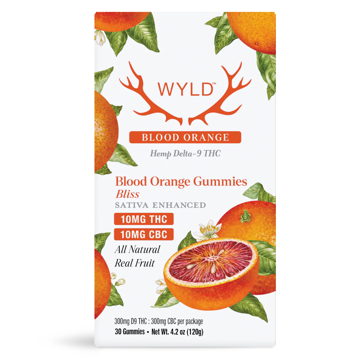 WYLD HEMP 10MG D9 + CBD GUMMIES (30CT/PACK)