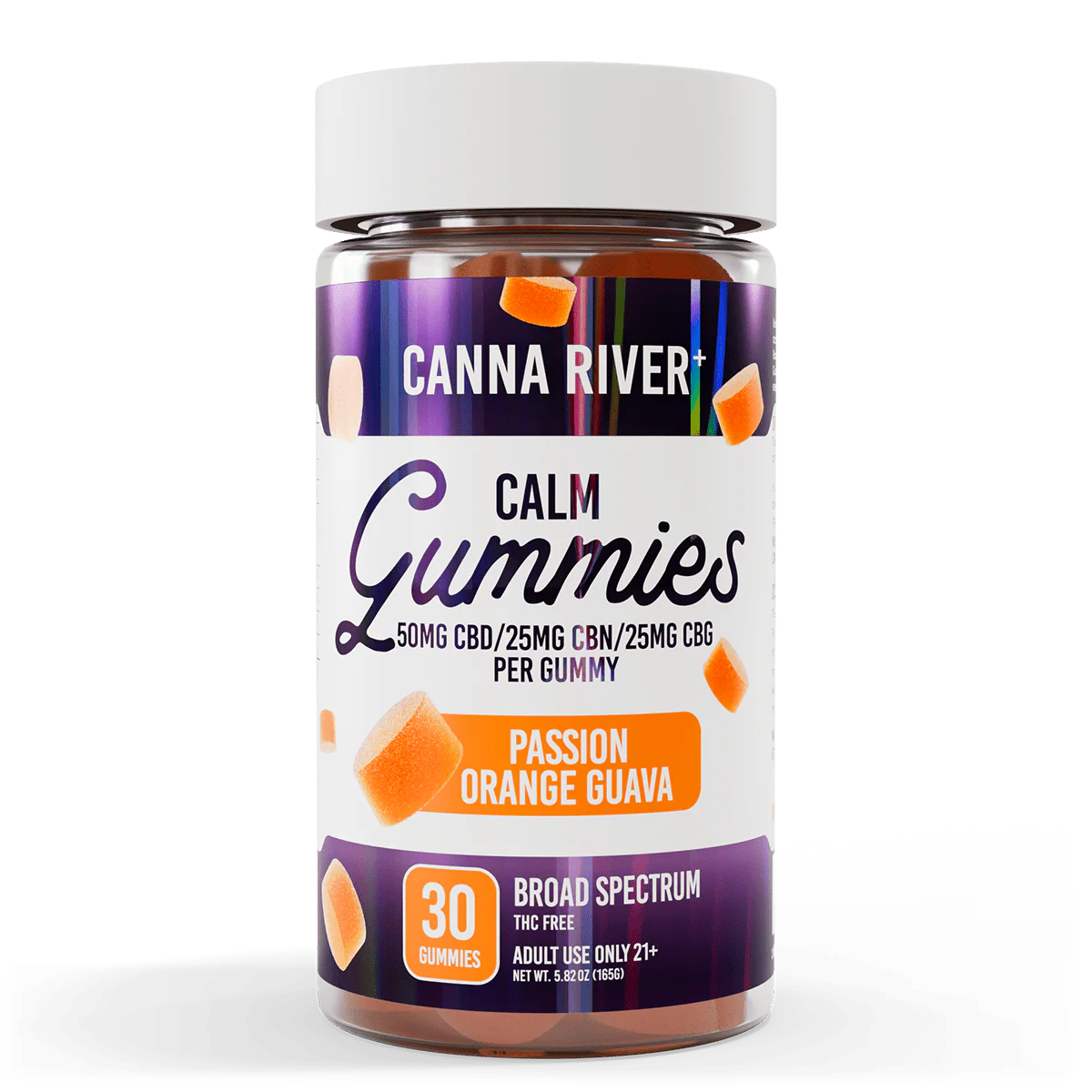 CANNA RIVER CBD CALM GUMMIES BROAD SPECTRUM 3000MG JAR