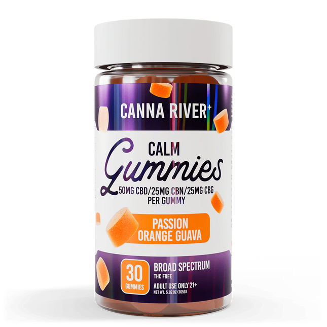 CANNA RIVER CBD CALM GUMMIES BROAD SPECTRUM 3000MG JAR