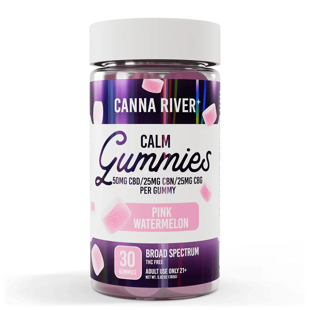 CANNA RIVER CBD CALM GUMMIES BROAD SPECTRUM 3000MG JAR