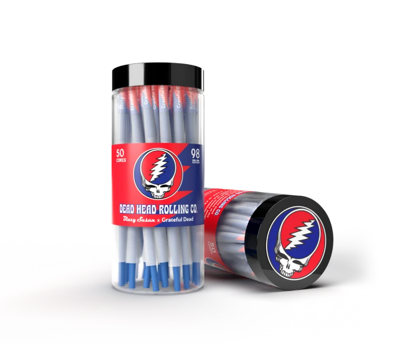 BLAZY SUSAN PINK PRE ROLLED 98MM CONES 50CT JAR