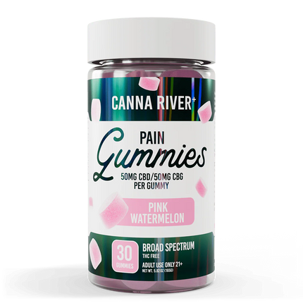 CANNA RIVER CBD PAIN GUMMIES BROAD SPECTRUM 3000MG JAR