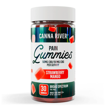 CANNA RIVER CBD PAIN GUMMIES BROAD SPECTRUM 3000MG JAR