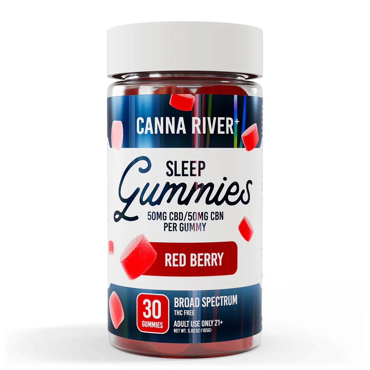 CANNA RIVER CBD SLEEP GUMMIES BROAD SPECTRUM 3000MG JAR