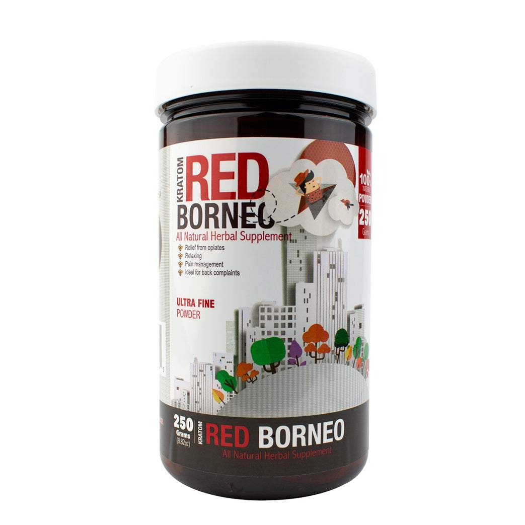 BUMBLE BEE KRATOM 250GM POWDER RED BORNEO 015568020445