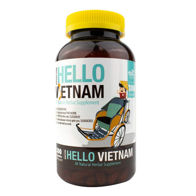 BUMBLE BEE KRATOM 300CT CAPSULES HELLO VIETNAM 015568020025