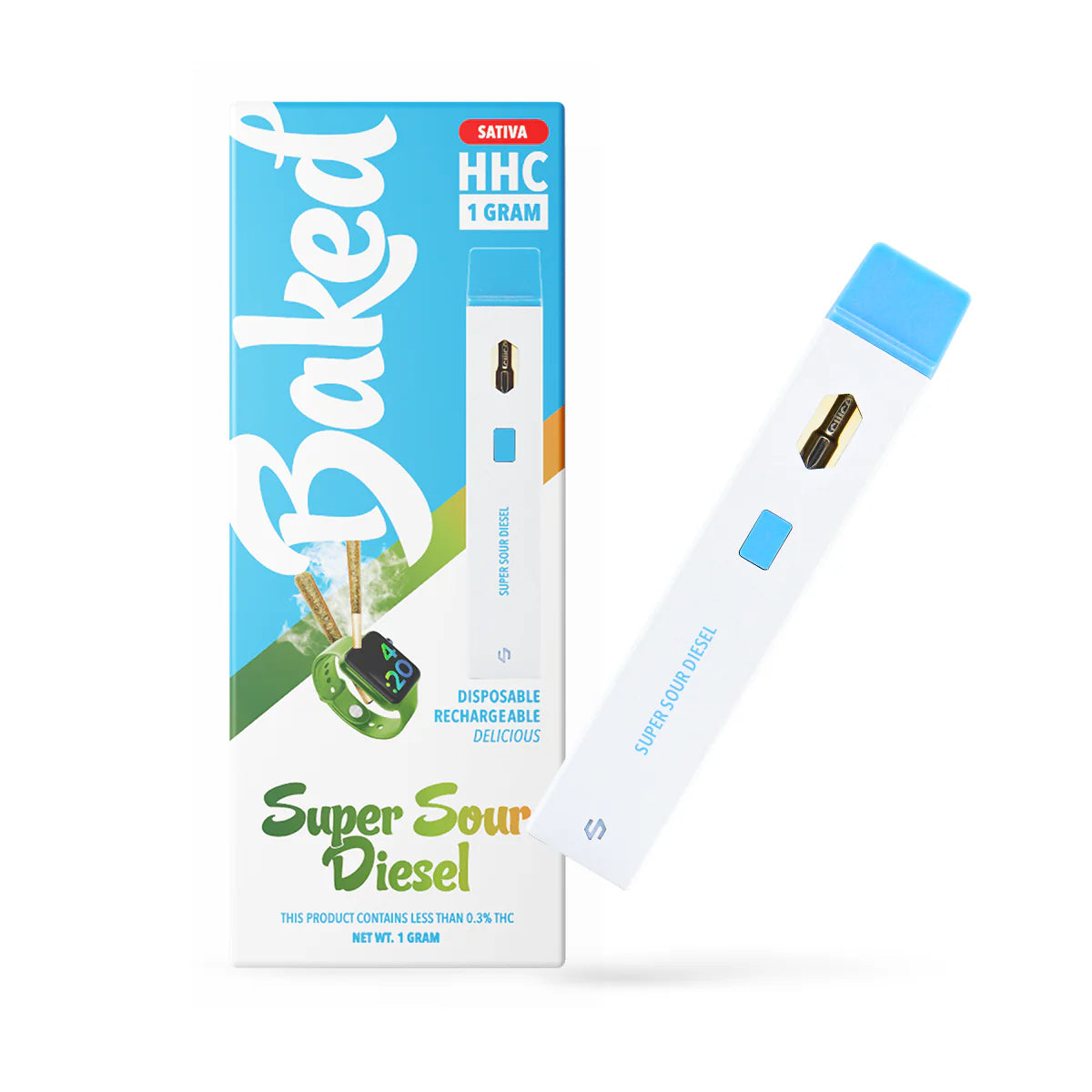 BAKED 1 GRAM PREMIUM HHC DISPOSABLE