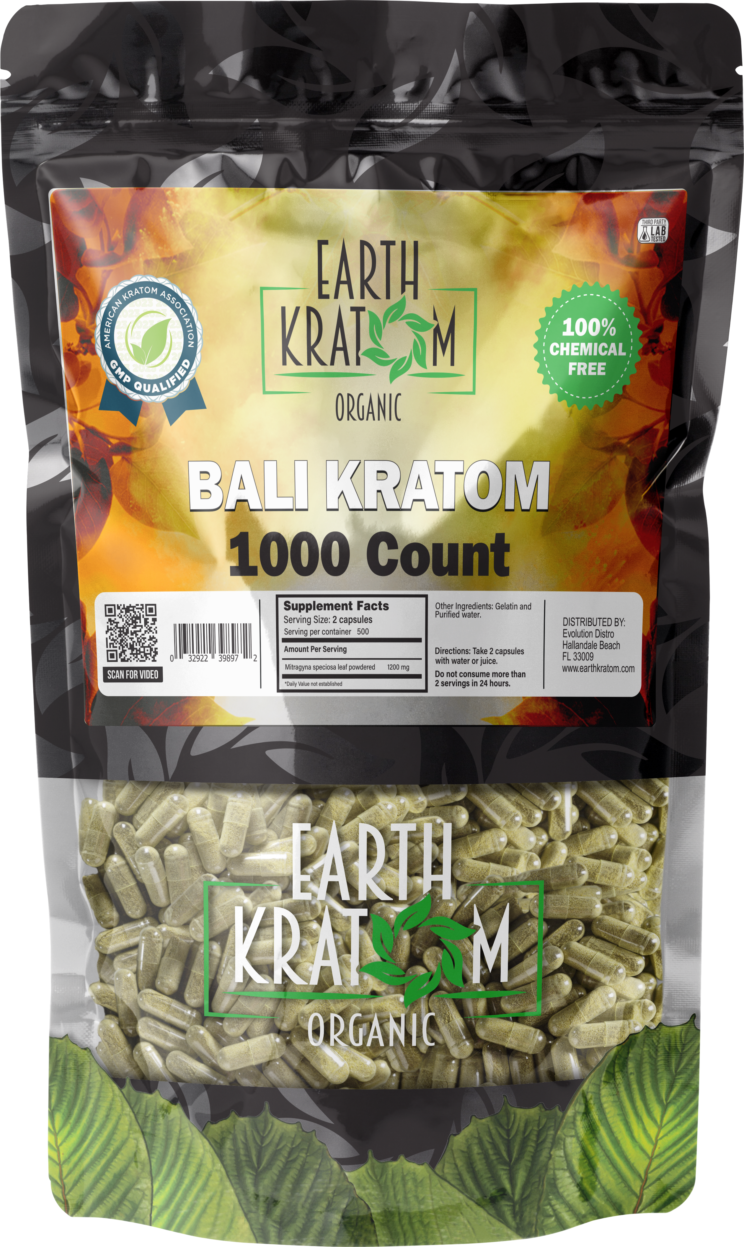 EARTH KRATOM 1000CT CAPSULE