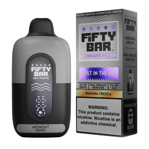 FIFTY BAR X MIDNIGHT SERIES 20K DISPOSABLE (5CT DISPLAY)