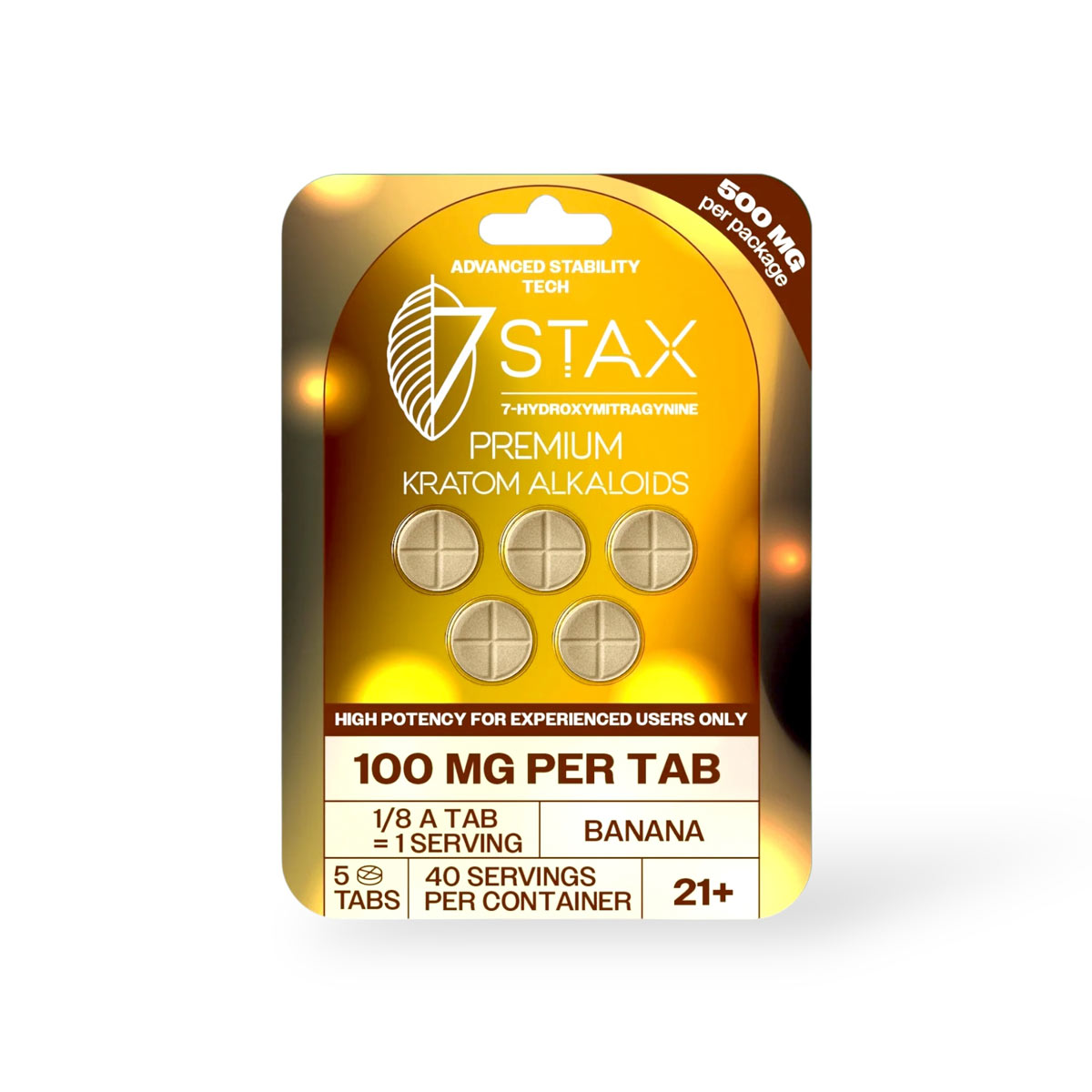7STAX 7-HYDROXY 100MG PER TAB 5CT/PACK (10 PACK BOX)