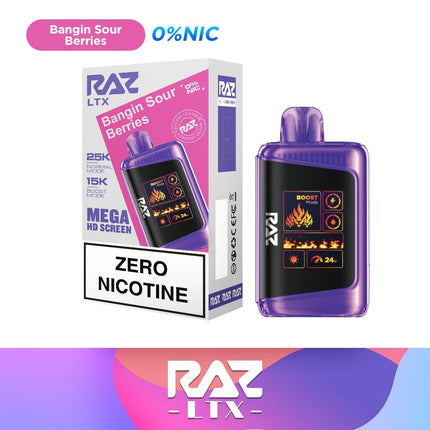 RAZ LTX25000 ZERO NICOTINE DISPOSABLE VAPE