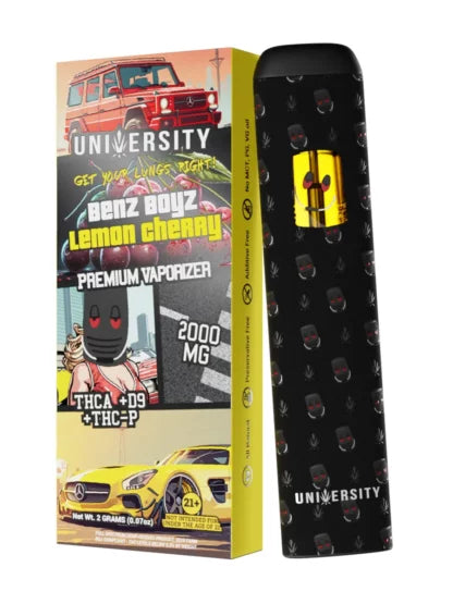 UNIVERSITY THCA + D9 + THC-P 2ML DISPOSABLE