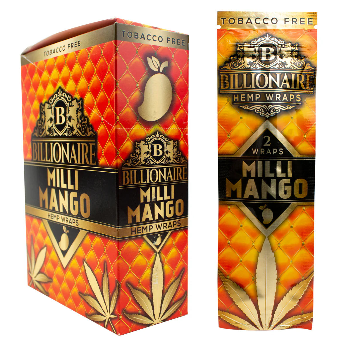 BILLIONAIRE HEMP WRAP 2PK 25CT/BOX