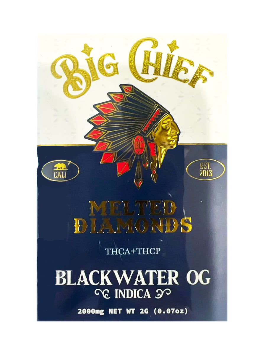 BIG CHIEF THCA MELTED DIAMONDS 2 GRAM CARTS (6CT  DISPLAY)
