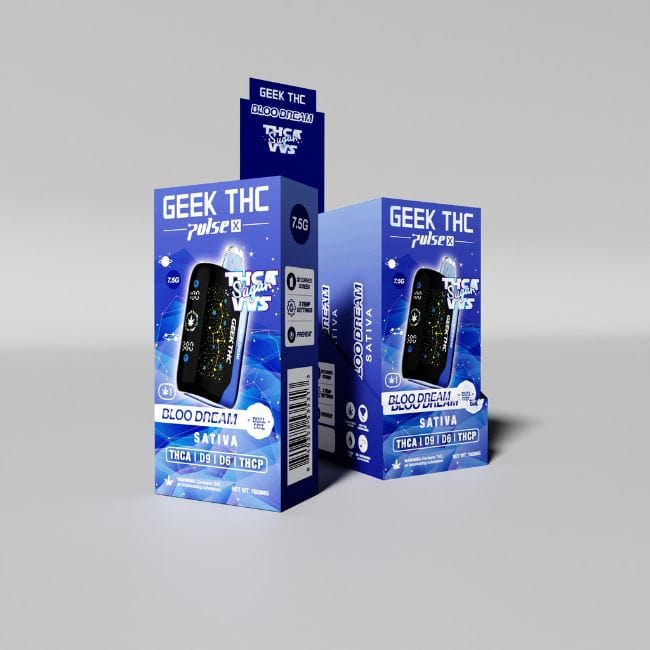 is pulse thc made by geek bar Geek THC Pulse THCa Sugar VVS Blend Disposable 7.5g
