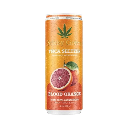 STICKY GREEN  THCA SELTZER 20MG (THCA THCP BLEND) (4 PACK)