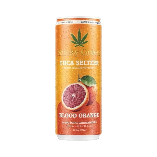 STICKY GREEN  THCA SELTZER 20MG (THCA THCP BLEND) (4 PACK)