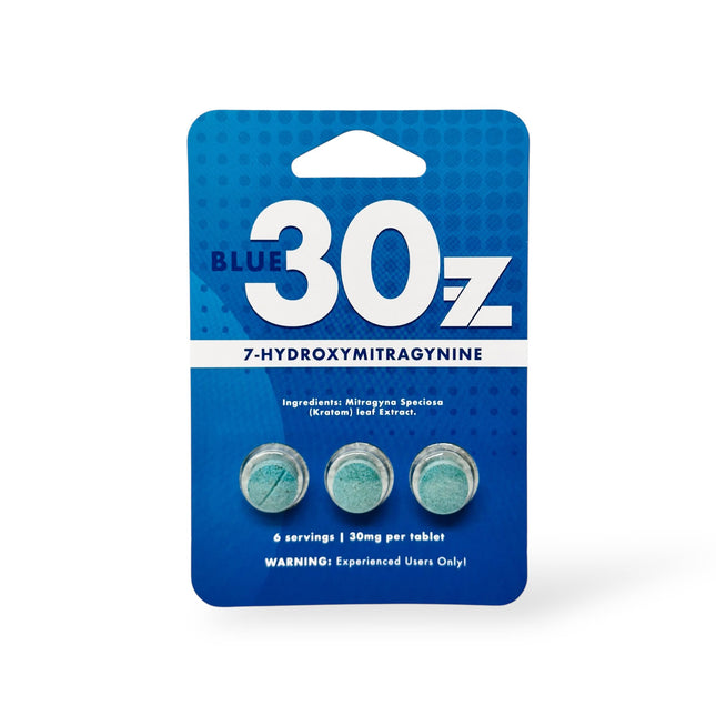 BLUE30Z  7-HYDROXY 30MG PER TAB (3CT PACK)