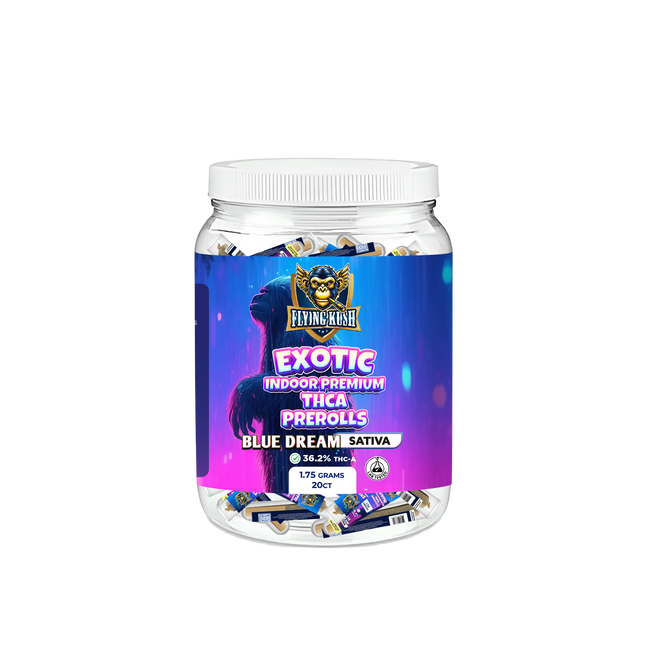 FLYING KUSH 1.75G THC-A PRE ROLLS (20CT/JAR)