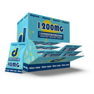 DOPIUM 7-HYROXYMITRAGYNINE 40MG TABLETS (30CT/DISPLAY)
